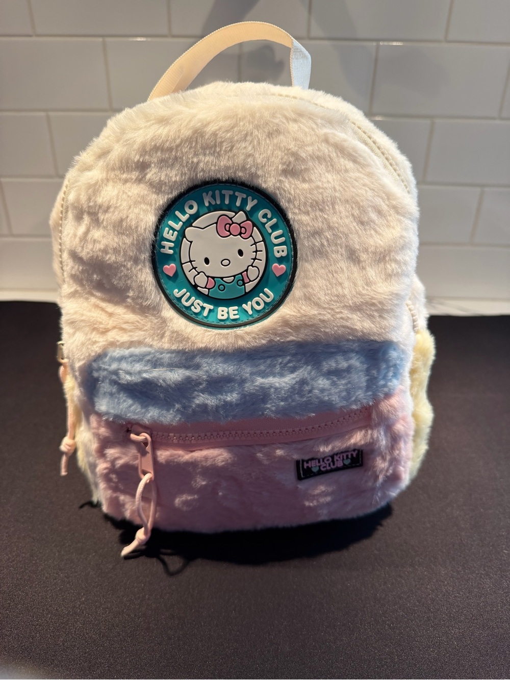Licensed Hello Kitty Club Pastel Kids Backpack. Pink, Blue, Yellow & Cream 🎒